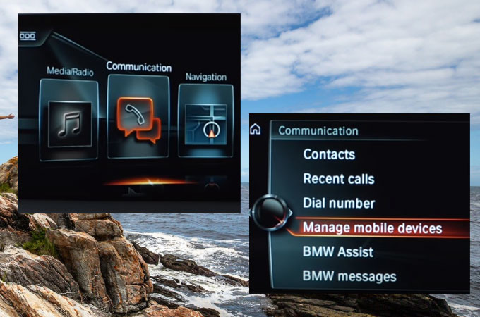 screen mirroring iPhone to BMW