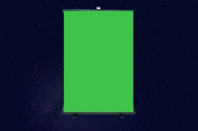 einen Greenscreen aufbauen