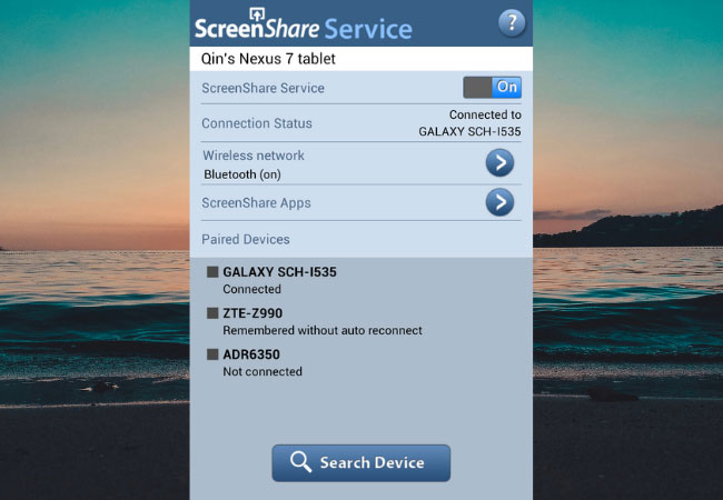 Service ScreenShare