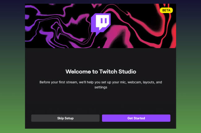 Twitch Studio starten