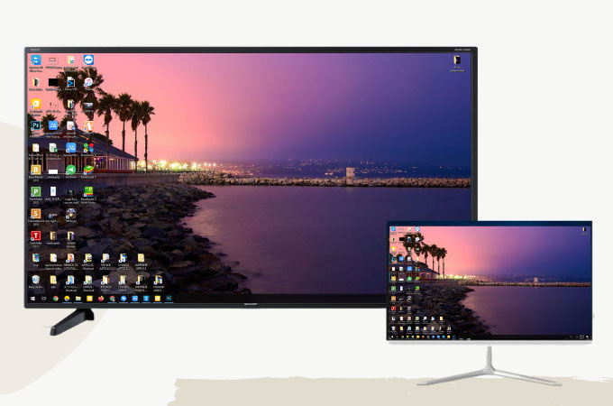 Mirror your PC to a Sharp TV