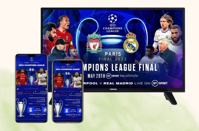 watch UEFA Champions League on TV