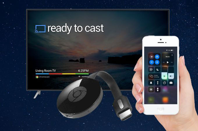 screen share from iphone to LG TV with Chromecast