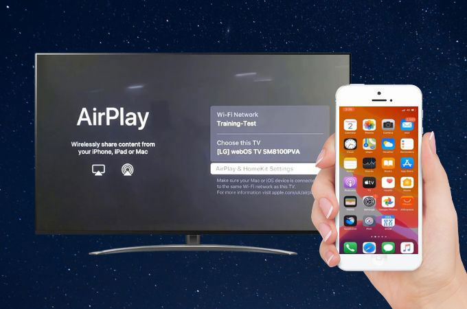 screen share ipad to LG TV with Airplay