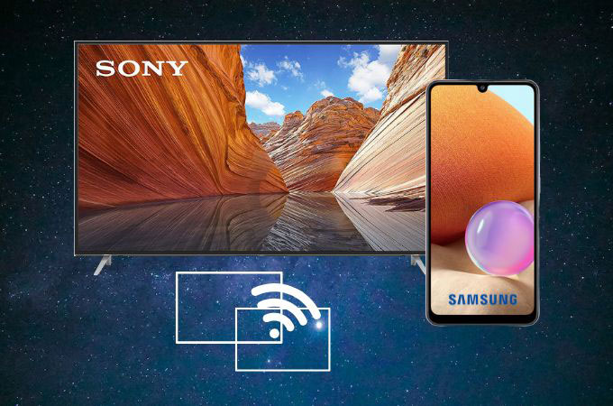 screen mirroring sony tv with samsung phone