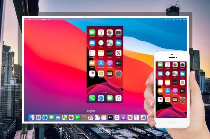 screen mirroring iphone to macbook without wifi