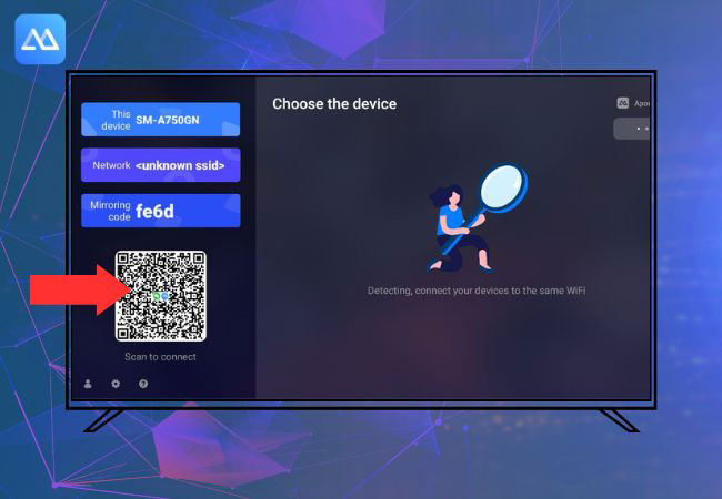 best screen mirroring app for Android to TV apowermirror