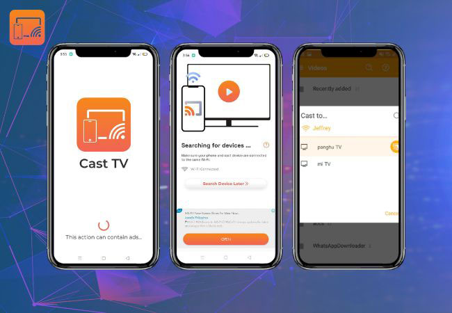 app for Android to TV cast to tv