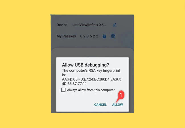letsview enable usb debugging