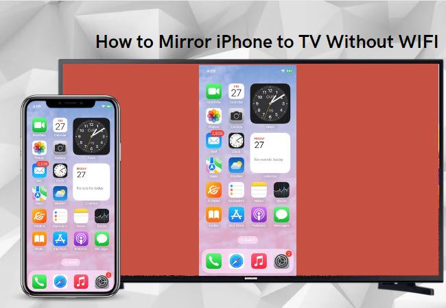 mirror iPhone to TV without WiFi