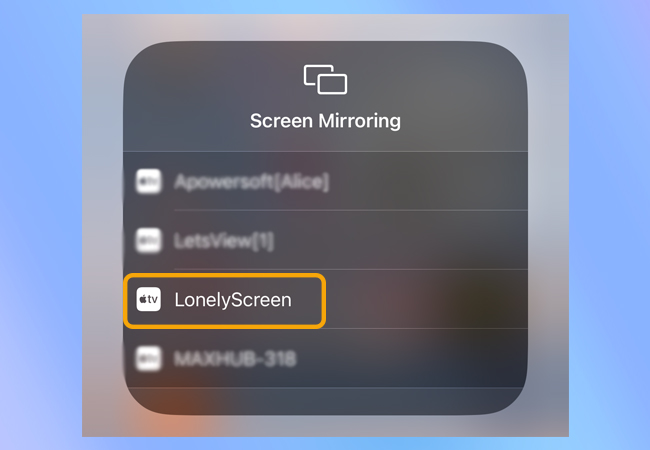 Lonely Screen