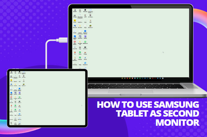 use tablet as second monitor