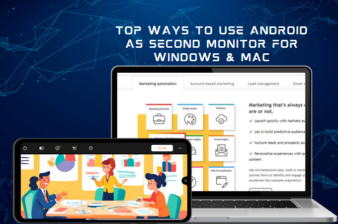 use android as second monitor
