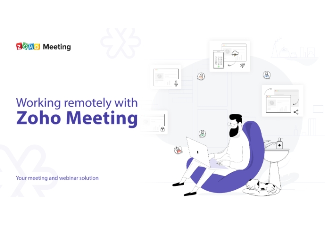 zoho meeting screen sharing app