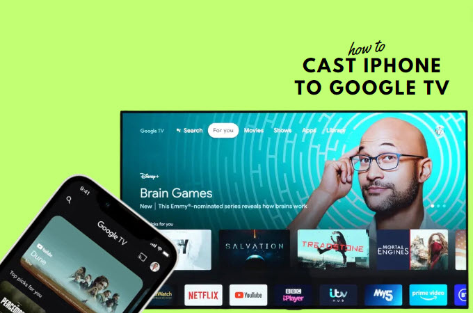 cast iPhone to Google TV