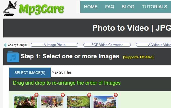 add images to MP3Care