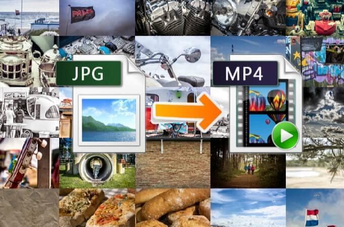 JPG-Dateien in MP4-Dateien zu konvertieren