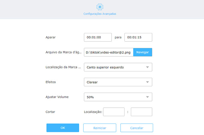 software de edição de vídeo online gratuito