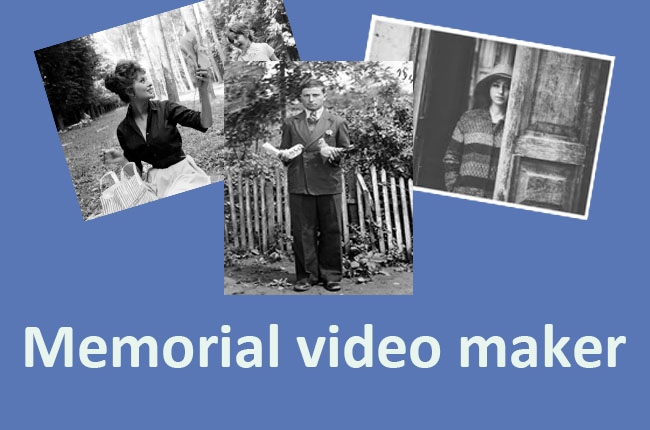 Memorial video maker