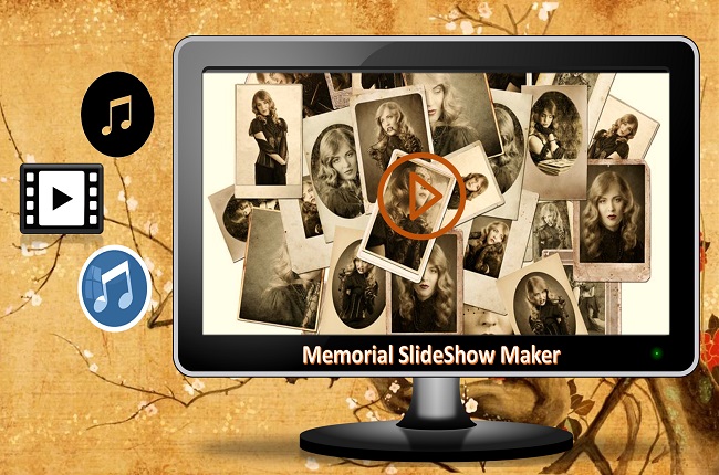 how to make a memorial slideshow with music