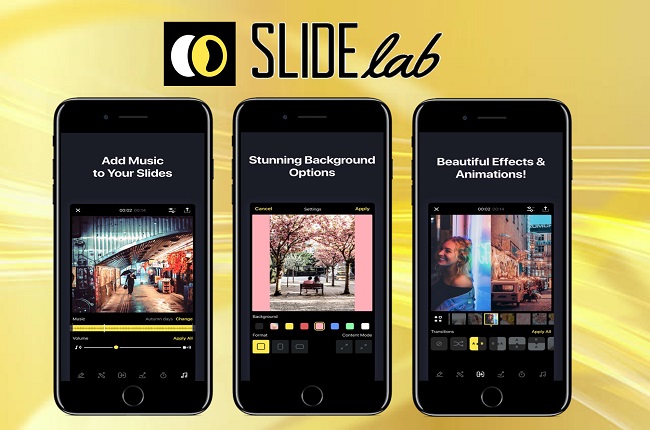 How to make a slideshow on iPhone with music