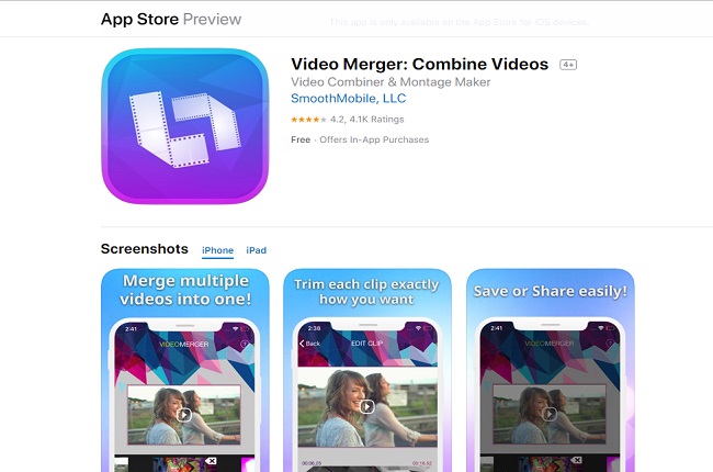 free video merger app