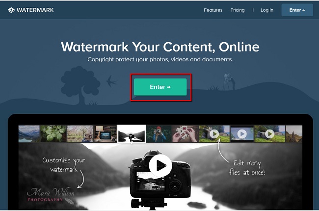 add watermark to video online