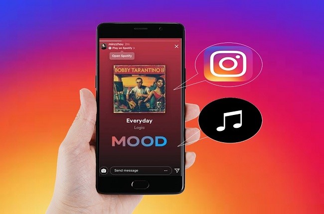 share music on instagram