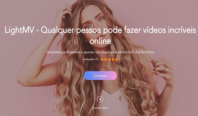 fazer slideshow de amor com lightmv