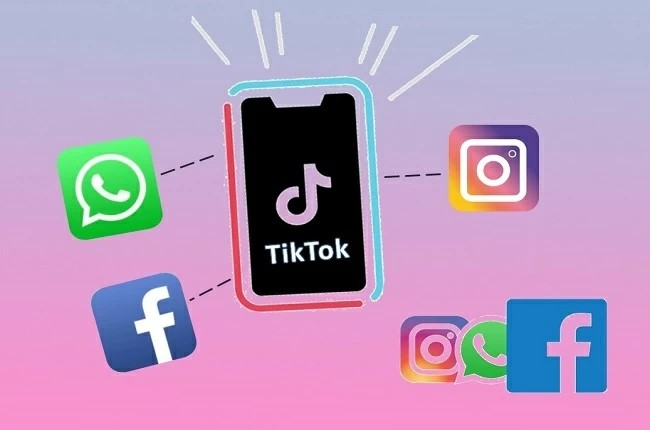 compartilhar vídeos do Tik Tok