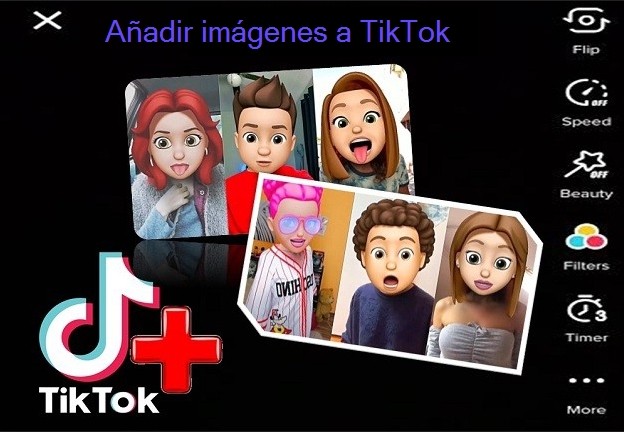 adicionar imágenes al video TikTok