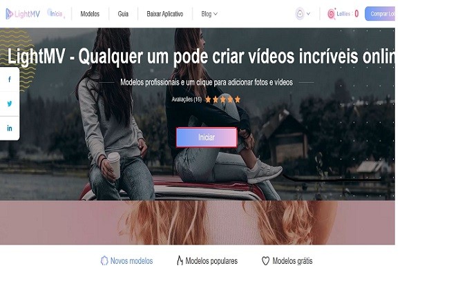 criador de vídeo chá de bebê