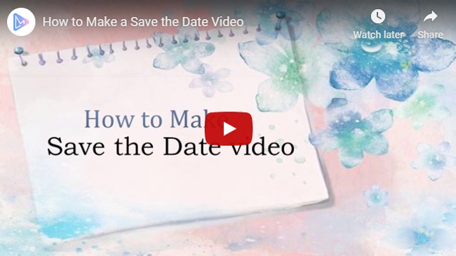 Save the date video maker