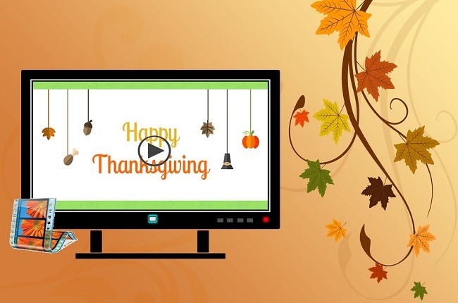 Thanksgiving video maker