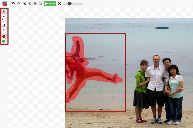 how to crop someone out of a picture