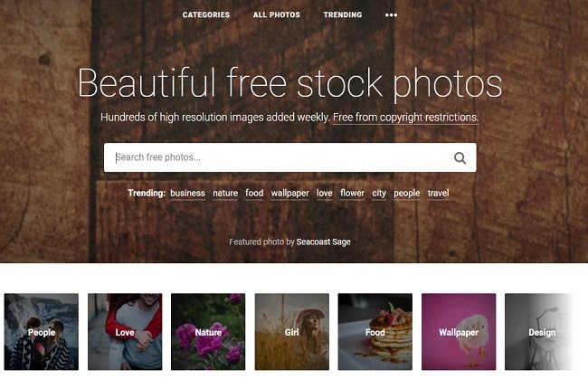 Sitios Web de Fotos Gratis de Stock