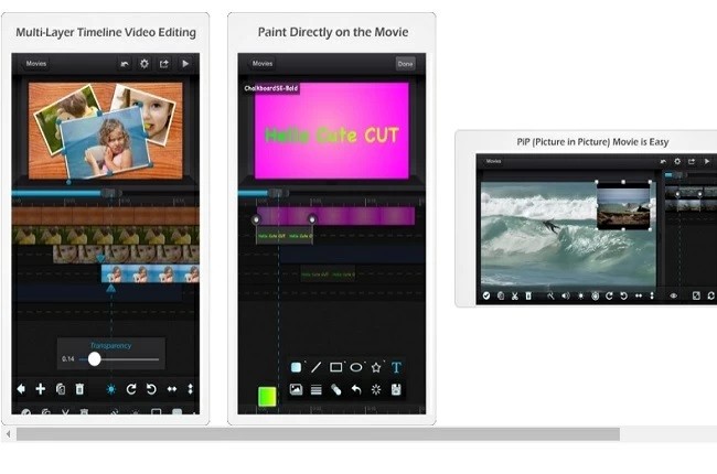 melhor apps de edição de vídeo para ipad