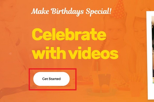 Birthday video maker online