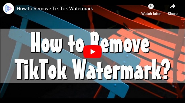 remove water from TikTok