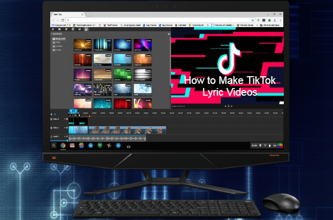 how to make TikTok lyric videos