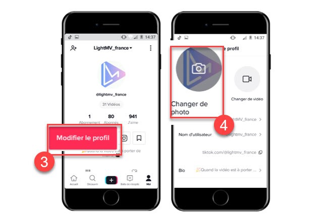 changer photo tiktok
