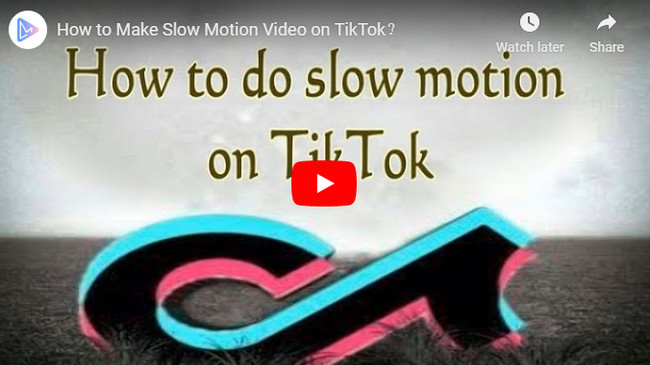 How to do slow motion on TikTok