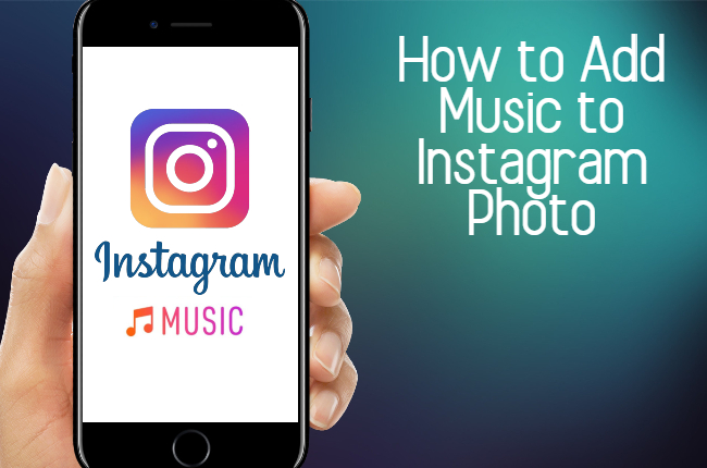 add music to instagram photo