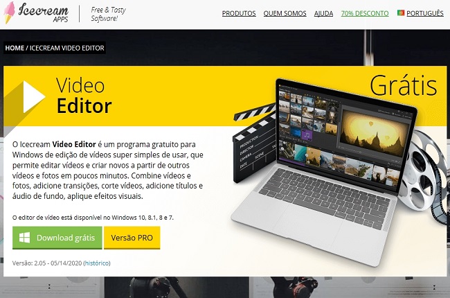 criador foto para vídeo em pc