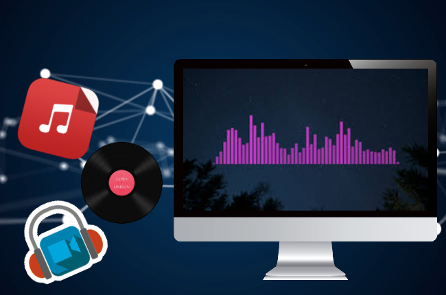 kostenlose online Audio Visualizer