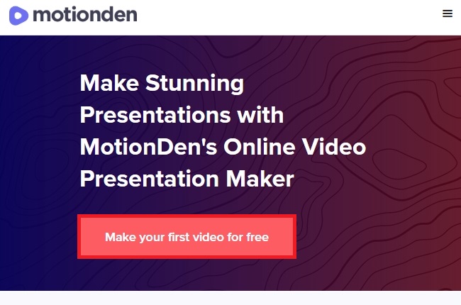 business presentation video maker