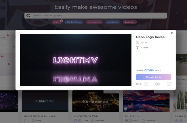lightmv after effects intro templates