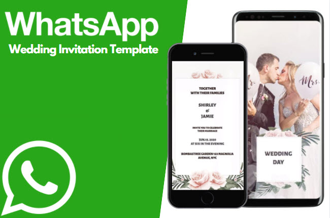 WhatsApp Hochzeitseinladung Vorlage