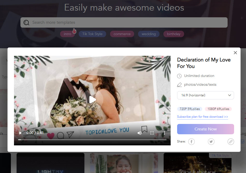 whatsapp invitation video lightmv wedding templates