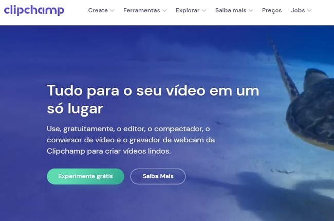 como fazer um vídeo de foto em facebook interface clipchamp